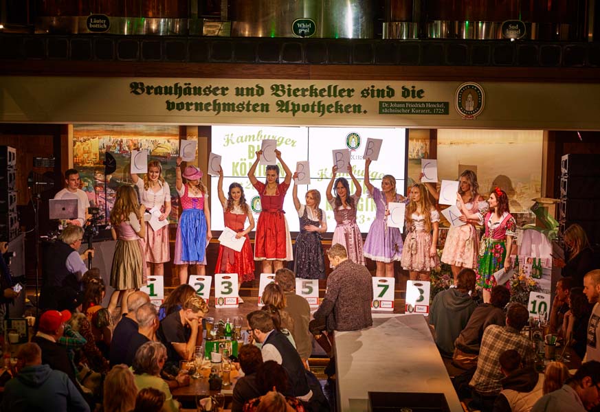 Die ganze Schönheit des Biers in der Hansestadt