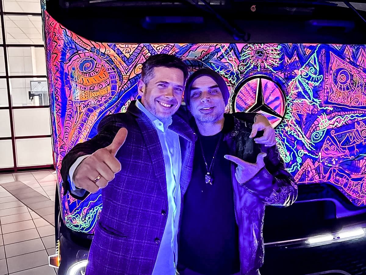 Sven Liesy aus Hannover verwandelt Mercedes Actros in Kunst-Truck