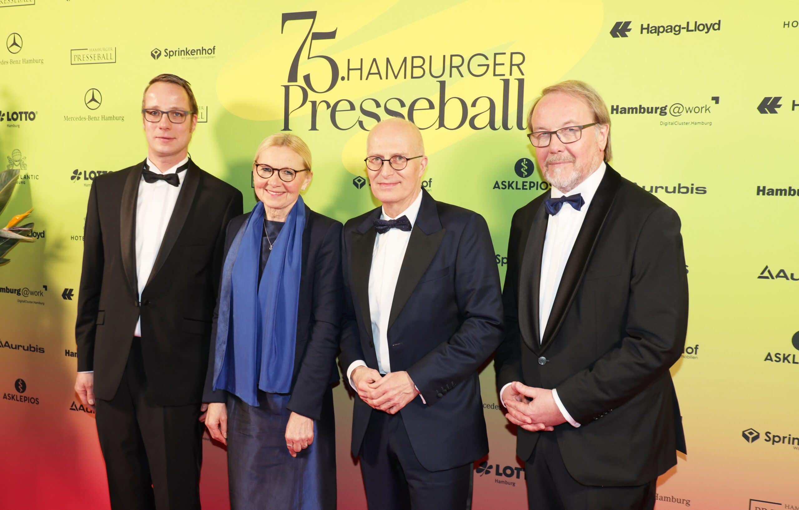 Hamburger Presseball feiert 75-jähriges Jubiläum im Hotel Atlantic an der Außenalster