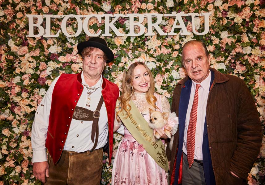 Uwe Rohde mit Kati Schubert und Baron Enno von Ruffin © Jerzy Pruski