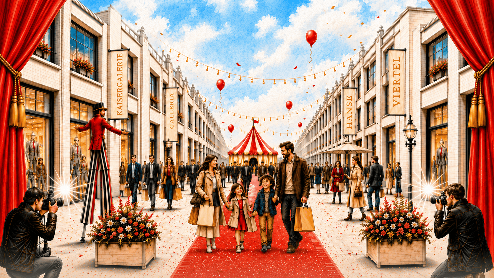 Manege frei im Passagenviertel: Straßenfest am 15. August